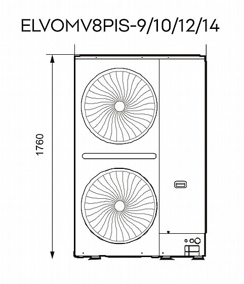  ���� ���� VRF ������ ����� ��� ELECTRA ELVOMV8PLS-12 �"� 12